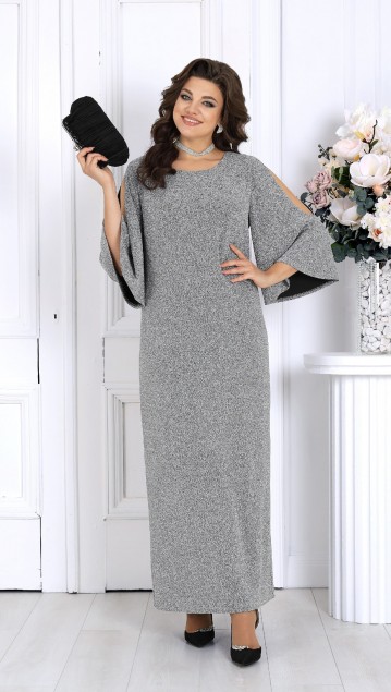 NINELE Платье 6083 Серебро фото 6