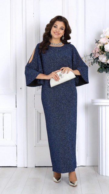 NINELE Платье 6083 Светло-синий фото 4