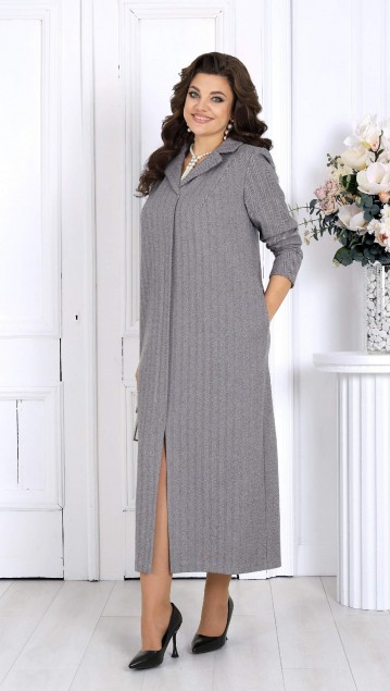 NINELE Платье 6090 Светло-серый фото 3