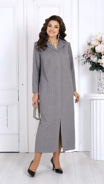 NINELE Платье 6090 Светло-серый 