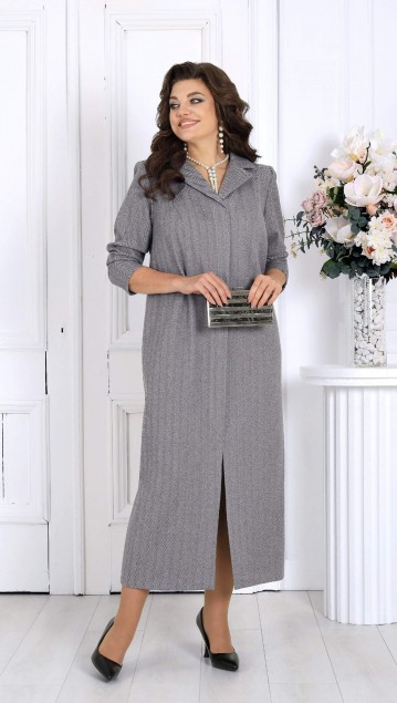 NINELE Платье 6090 Светло-серый фото 5