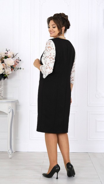 NINELE Сарафан 7443 Угольный фото 5