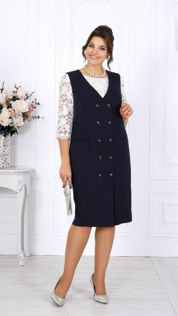 NINELE Сарафан 7443 Синий фото 2