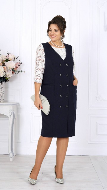 NINELE Сарафан 7443 Синий фото 6