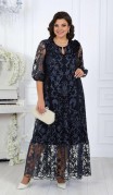 NINELE Платье 7444  Синий фото 2