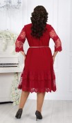 NINELE Платье 7446 Бордо фото 6