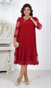 NINELE Платье 7446 Бордо фото 3