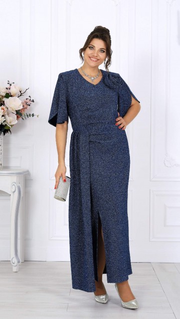 NINELE Платье 7509  Синий фото 3