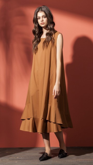 Nova Line Платье 5786 коричневый 