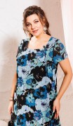 Romanovich Платье 1-1332 Синие цветы фото 5