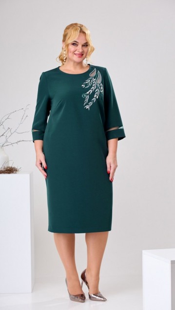 Romanovich Платье 1-2426 Тёмно-зелёный фото 5