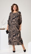 Romanovich Платье 1-2442 Черный + бежевый фото 2
