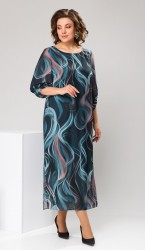  Платье 1-2442 Бирюзовый