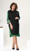 Romanovich Платье 1-2465 Чёрный/зеленый фото 2