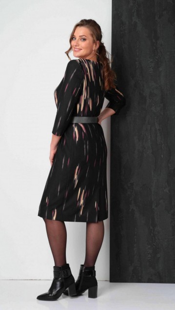 Vilena fashion Платье 818 индиго фото 6