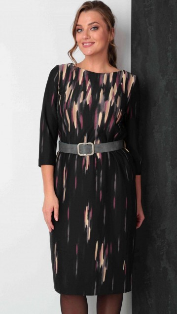 Vilena fashion Платье 818 индиго фото 5