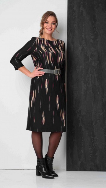 Vilena fashion Платье 818 индиго фото 3
