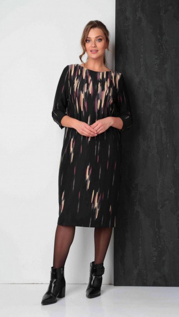 Vilena fashion Платье 818 индиго фото 4