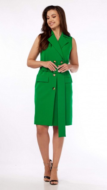 Vilena fashion Платье 856 зеленый фото 4