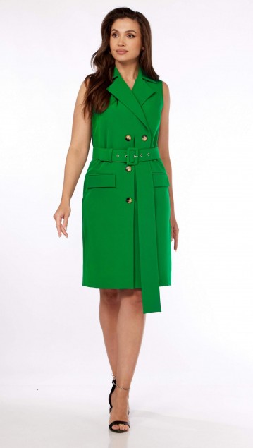 Vilena fashion Платье 856 зеленый 