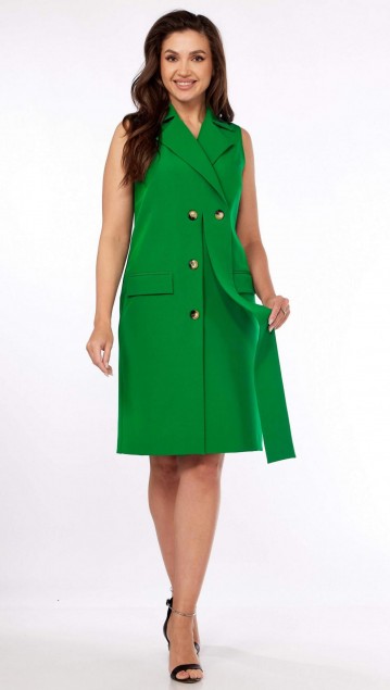 Vilena fashion Платье 856 зеленый фото 5