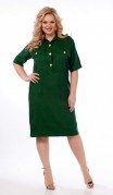 Vilena fashion Платье 891 зеленый фото 3