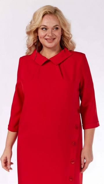 Vilena fashion Платье 896 красный фото 3