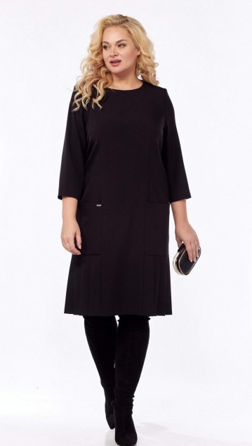 Vilena fashion Платье 897 черный фото 5