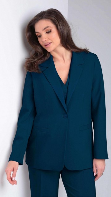Vilena fashion Костюм 924 синий графит фото 3