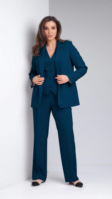 Vilena fashion Костюм 924 синий графит 