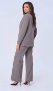Vilena fashion Костюм 978 серо-розовый фото 3