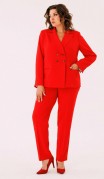 Vilena fashion Костюм 993 красный фото 3